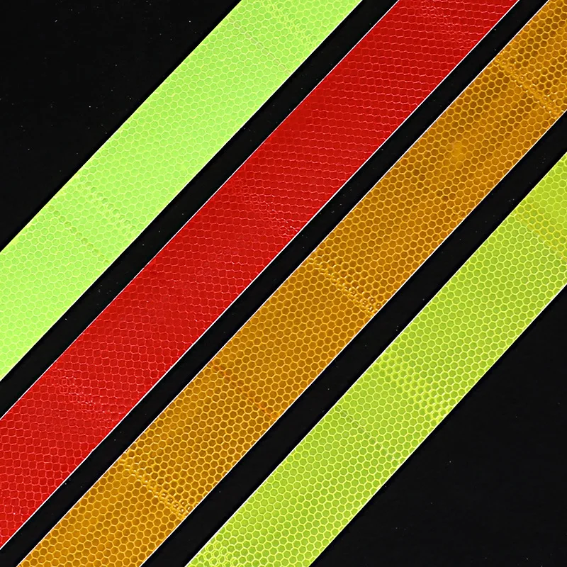 5 cm * 100 cm Auto Reflektierende Aufkleber Selbstklebende Warnung Sicherheit Reflexion Band Fahrrad Zubehör – Detail 5