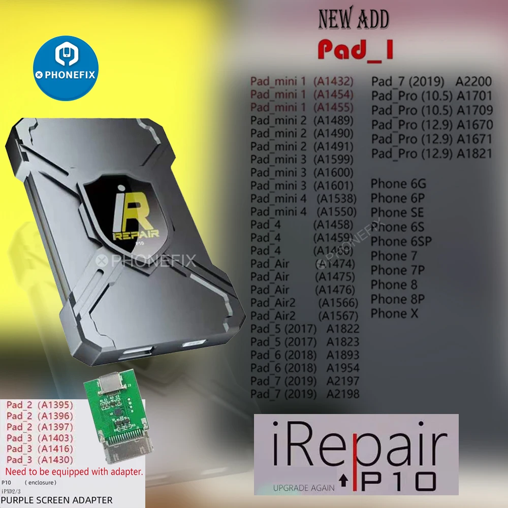 iRepair P11 DFU Tool / iBox No Disassembly Required Hard Disk DFU Reading Writing Change SN for iPad iPhone X Dot Matrix Recover