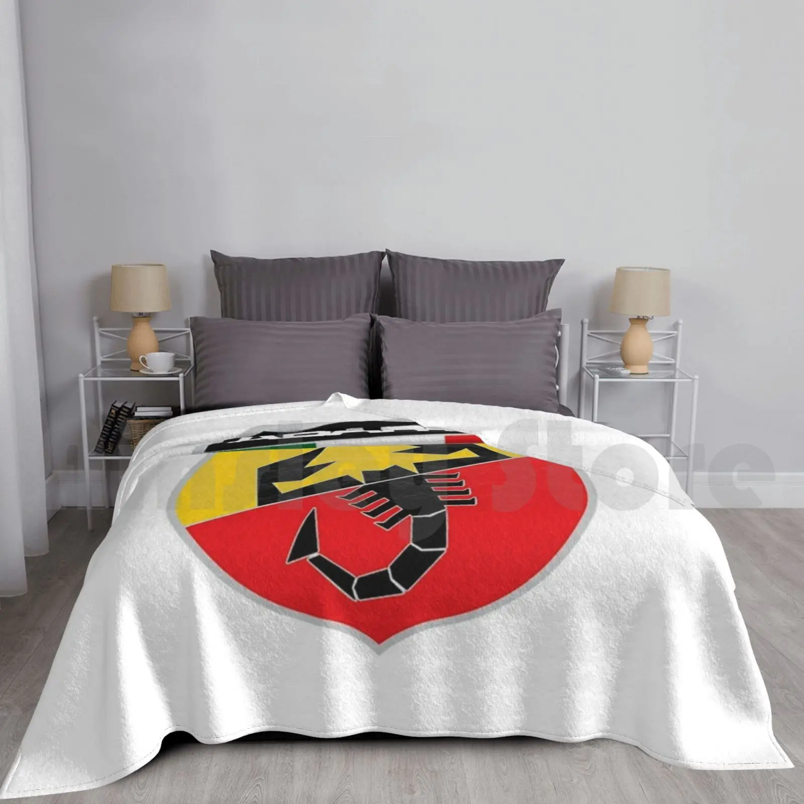 Abart Blanket Fashion Custom Aoutomotive Motor Sport Moto Racer Abarth