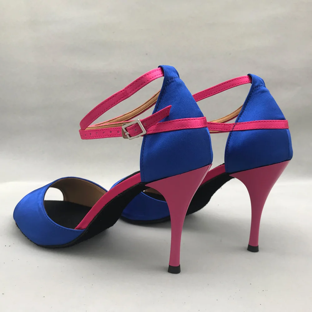 Latin Dance Shoes  women Salsa shoes pratice shoes comfortable shoes MS6237SR 9cm high heel  low heel available