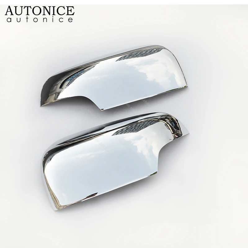 2pc Chrome Rear View Side Mirror Cover Trim for Ford Ranger Everest Endeavour Mazda BT-50 BT50 2015 2016 2017 2018 2019