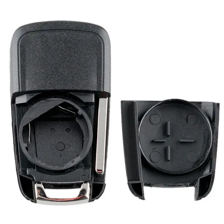 Coque de remplacement pour voiture, 2 boutons, pliable, pour Opel, Vauxhall, Astra, Insignia, Vectra, Corsa, Zafira