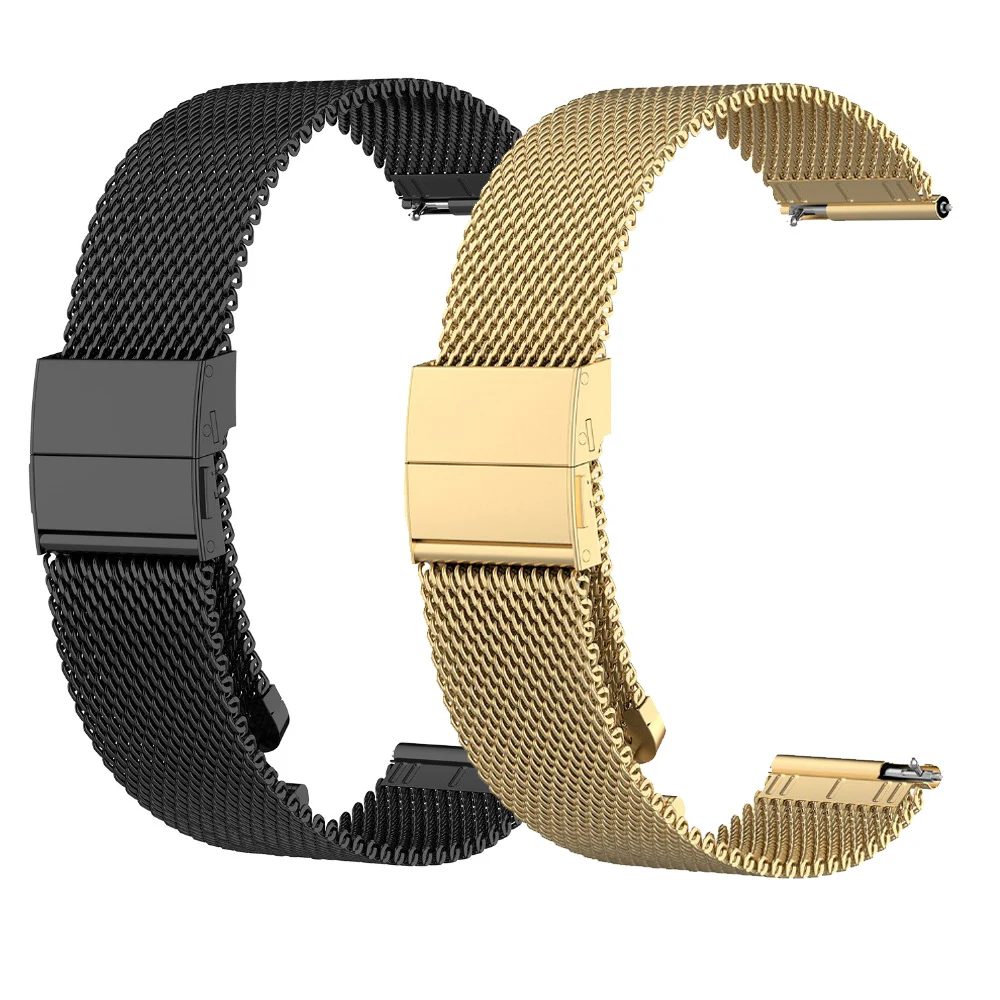 

For COLMI P8 Plus Band P12 V23 Land 2S Metal mesh belt Strap Stainless Steel Wristband bracelet Watchband Replace Accessories