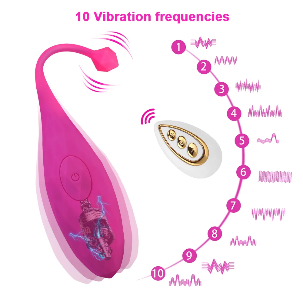 Electric Vaginal Ball Wireless Vibrator For Women Anal Plug Clitoris Stimulator Female Masturbator Erotic Products Sex Toys Shop