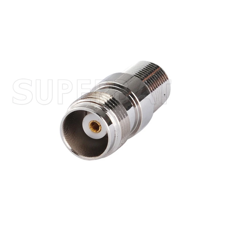 Superbat 5pcs TNC-F Adapter TNC Jack to F Female Straight RF Coaxial Connector