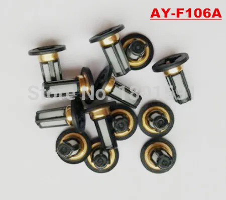 10pcs hot sale in aftermarket fuel injector micro filter 13*10.5*3.6mm For honda cars fuel injector repair kits (AY-F106A)