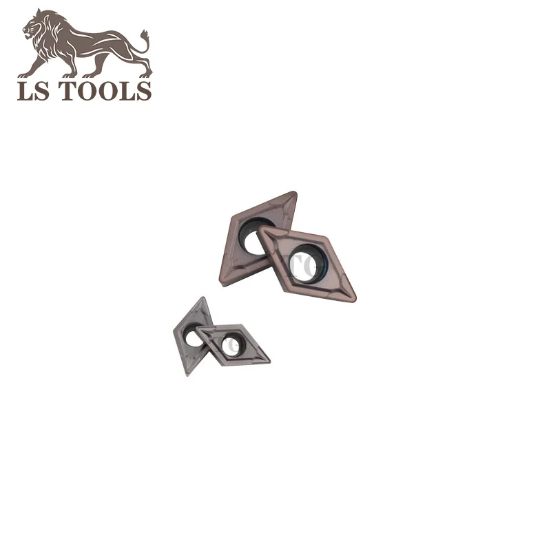 LS TOOLS Lathe Internal Turning Tools Carbide Inserts DCMT11T304 MV DCMT070204 DCMT070208 Turning Inserts Blade for metal steel