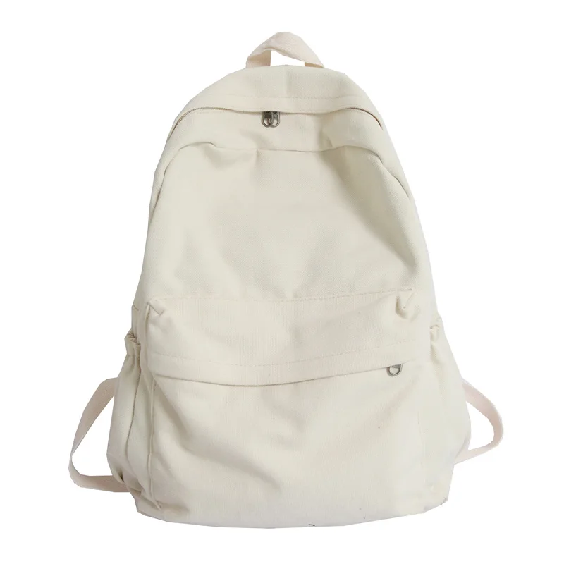 Mochila sencilla de lona para mujer, morral para ordenador portátil para chica y niño, bolso escolar para amantes de los estudiantes, Mochila de viaje para hombro