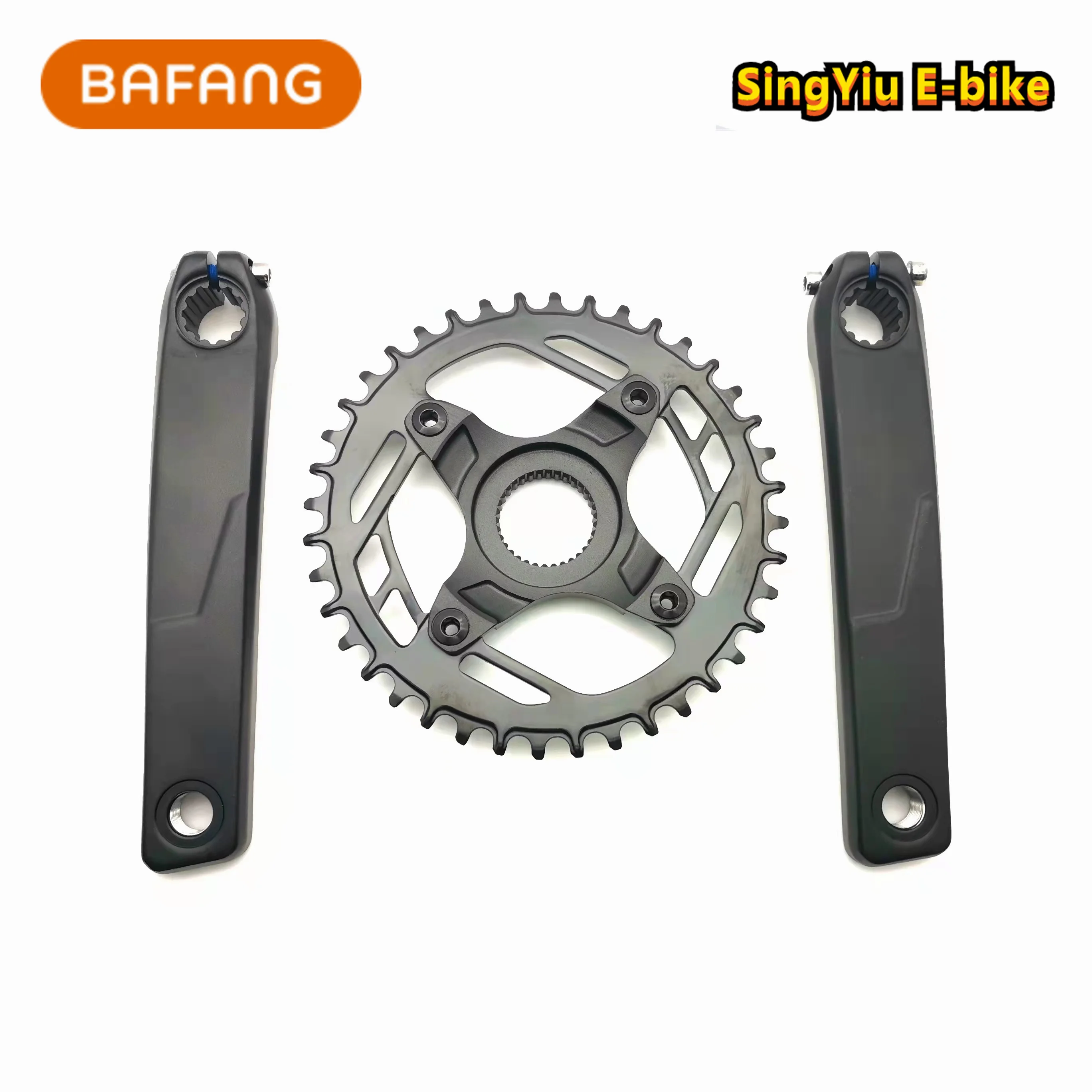 Sing Yiu E-BIKE BAFANG Central MotorCrank M600/M500/M420/M800 Aluminum Alloy Crank 165mm 170mm New Version G530 G332 G520 Crank