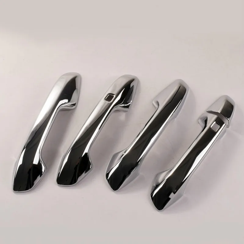 New Chrome Car Door Handle Cover Trim Sticker For Kia Cerato k3 2019 2020 Car Styling Accessories Decal Overlays