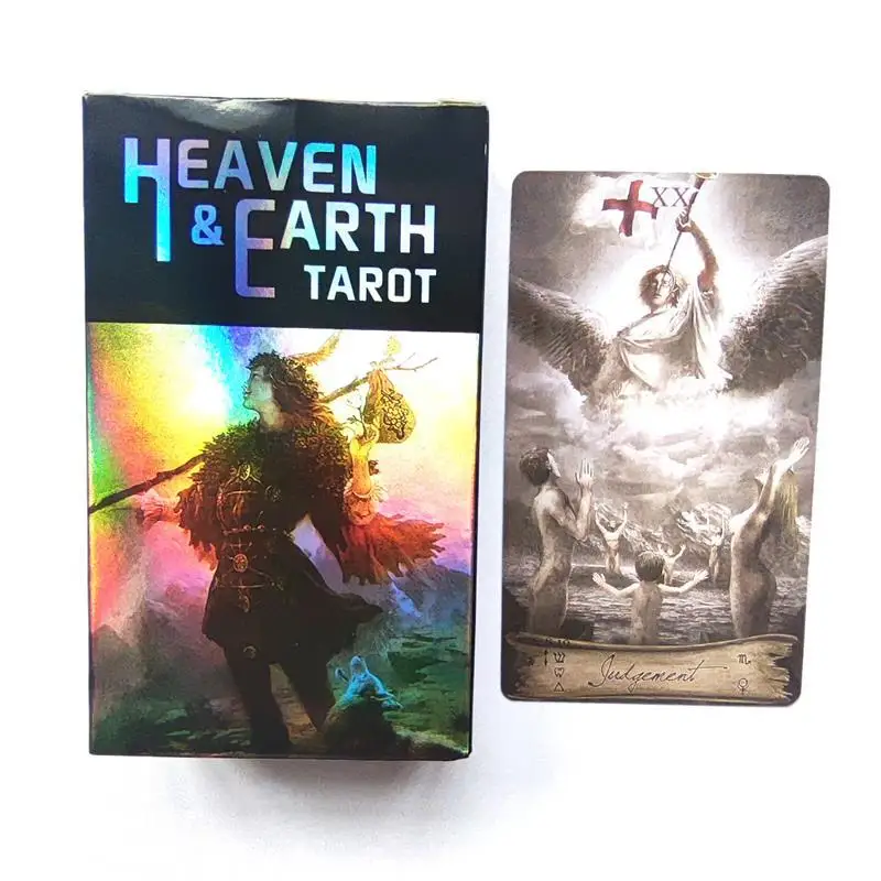 Heaven & Earth Tarot Cards Deck A 78 cardsBoard game PDF Guidebook for party family kids playing games