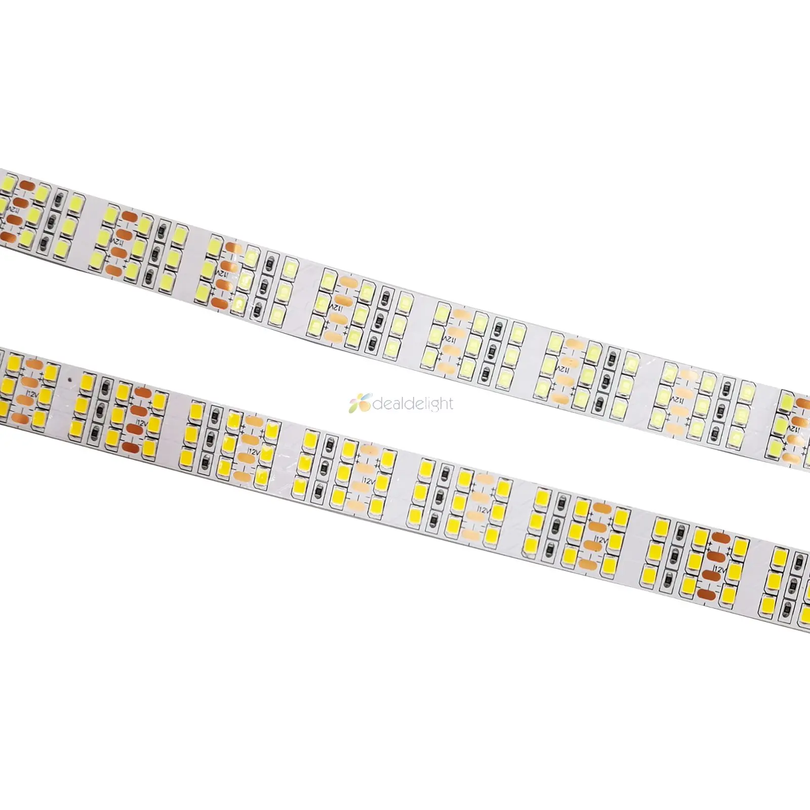 

Super Bright Tirple Row 2835 Led Strip 360 leds/M 1800 leds DC12V/24V White/Warm White 16mm PCB Flexible Tape Rope Stripe Light