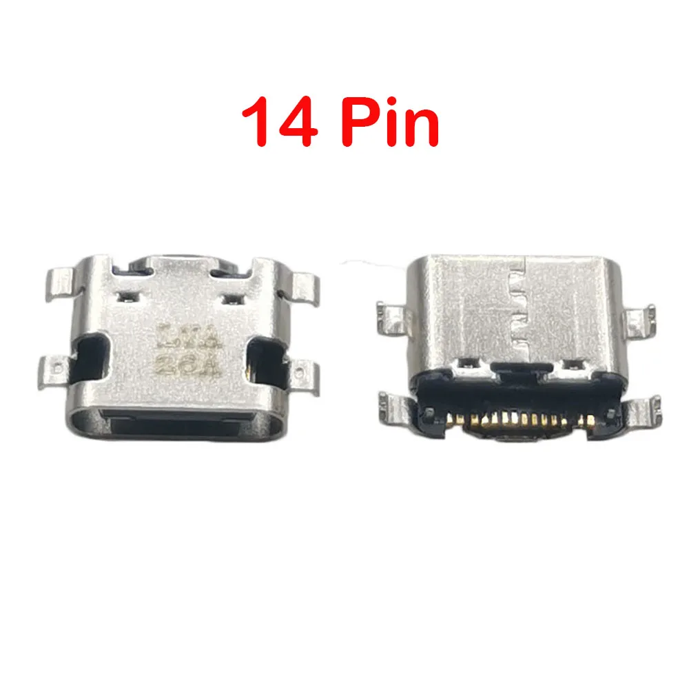 

5-50PCS New USB Type C 14Pin Charging USB Dock Port Connector For ZTE Primetime K92 Power Charging Dock Jack Plug Female