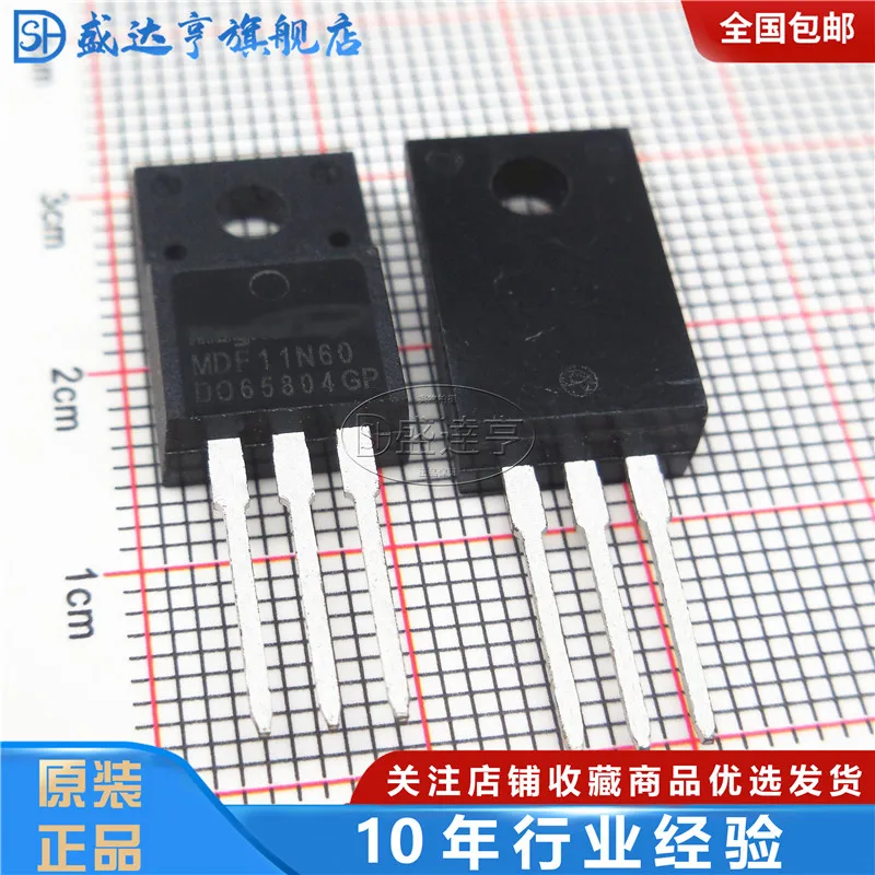 

10Pcs/Lot MDF11N60 11A 600V TO220F DIP MOSFET Transistor NEW Original In Stock NEW Original In Stock