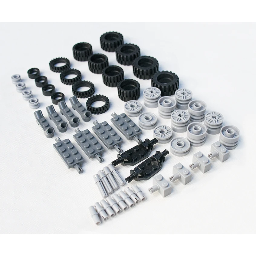 *Wheel&rims Pack 2* DIY enlighten block bricks,Compatible With Lego Assembles Particles