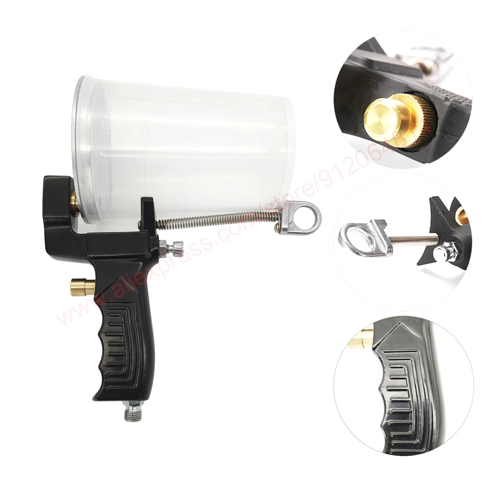 Professional Portable Gel Coat Spray Gun 2.5/3.0/4.0/5.0/5.6/6.2mm Epoxy Resin FRP Resin Hopper /Glue Spray Gun 10pcs Paper Cup