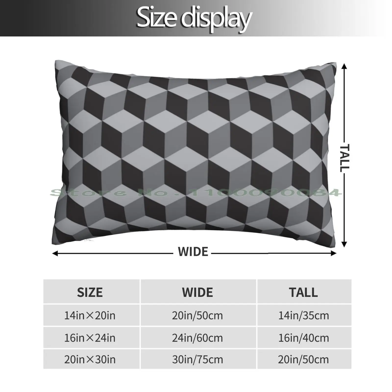 Geometric B.w _ 05.cubes Pillow Case 20x30 50*75 Sofa Bedroom Airplane Pattern Pilot Training Pilots License Pilot Pattern