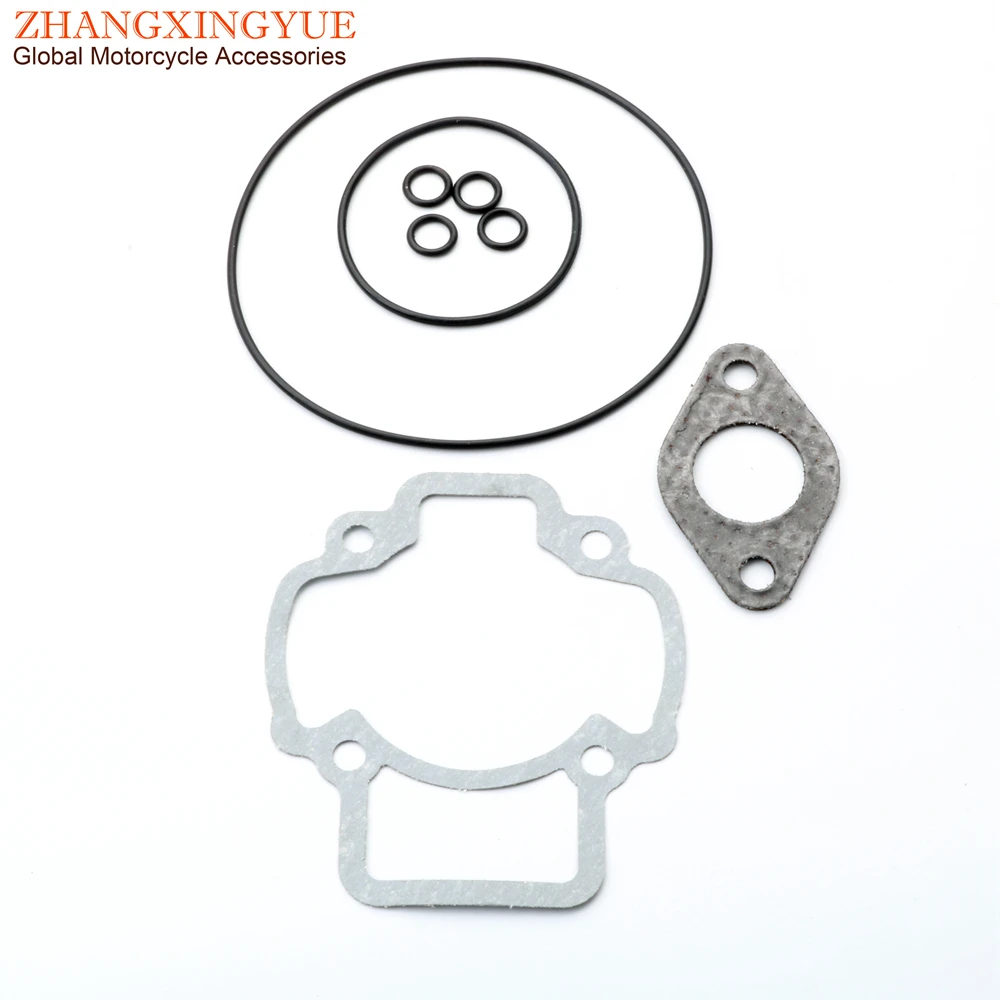 Scooter 50cc 70cc Top End Gasket Set for Piaggio Nrg Extreme Rst Mc2 Zip Sp 50 2-Stroke