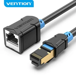 Przewód przedłużający Cat6 Ethernet Exension kabel RJ45 SFTP Cat 6 męski na żeński RJ45 rozszerzenia sieciowego Adapter do kabla dla PC kabel Ethernet