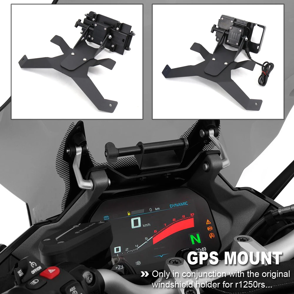 

New R1250RS Motorcycle Accessories For BMW R 1250 RS r1250rs Stand Holder Phone Mobile Phone GPS Plate Bracket