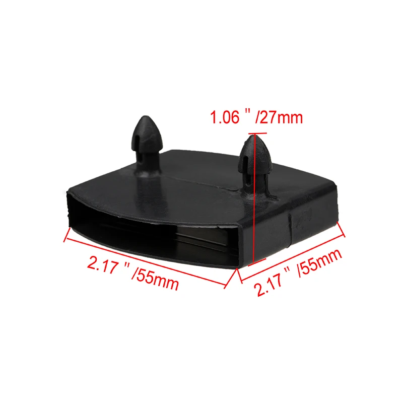 10Pieces Black Replacements Sofa Bed Slat Base Plastic Centre Caps or End Caps Holders Furniture Parts Inner Rubber Sleeve