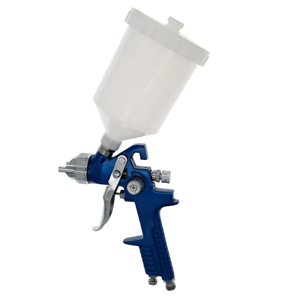 H-827 Pneumatic Cars Painting Tools Nozzle Size：1.4mm 1.6mm Cup：600ml Spray Gun