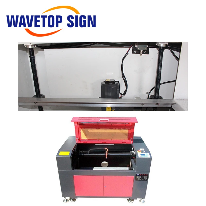 Motorized Up and Down Table Platform Lift Metal Parts Lift Range 300mm Without Motor for CO2 Cutting and Engraving Machine