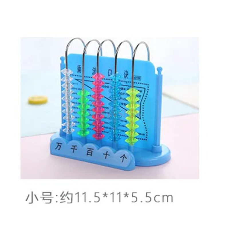 5แถวเด็กคำนวณ Abacus ลูกปัดศึกษา Mathematictoys คณิตศาสตร์การเรียนรู้เลขคณิตการบวกลบ2021