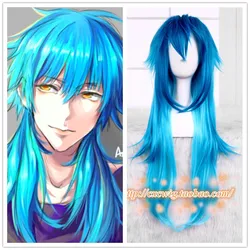 Japonia gra dramatyczne morderstwo Cosplay Seragaki Aoba peruka DMMD Seragaki Aoba do odgrywania ról niebieskie gradientowe włosy peruka kostiumy akcesoria