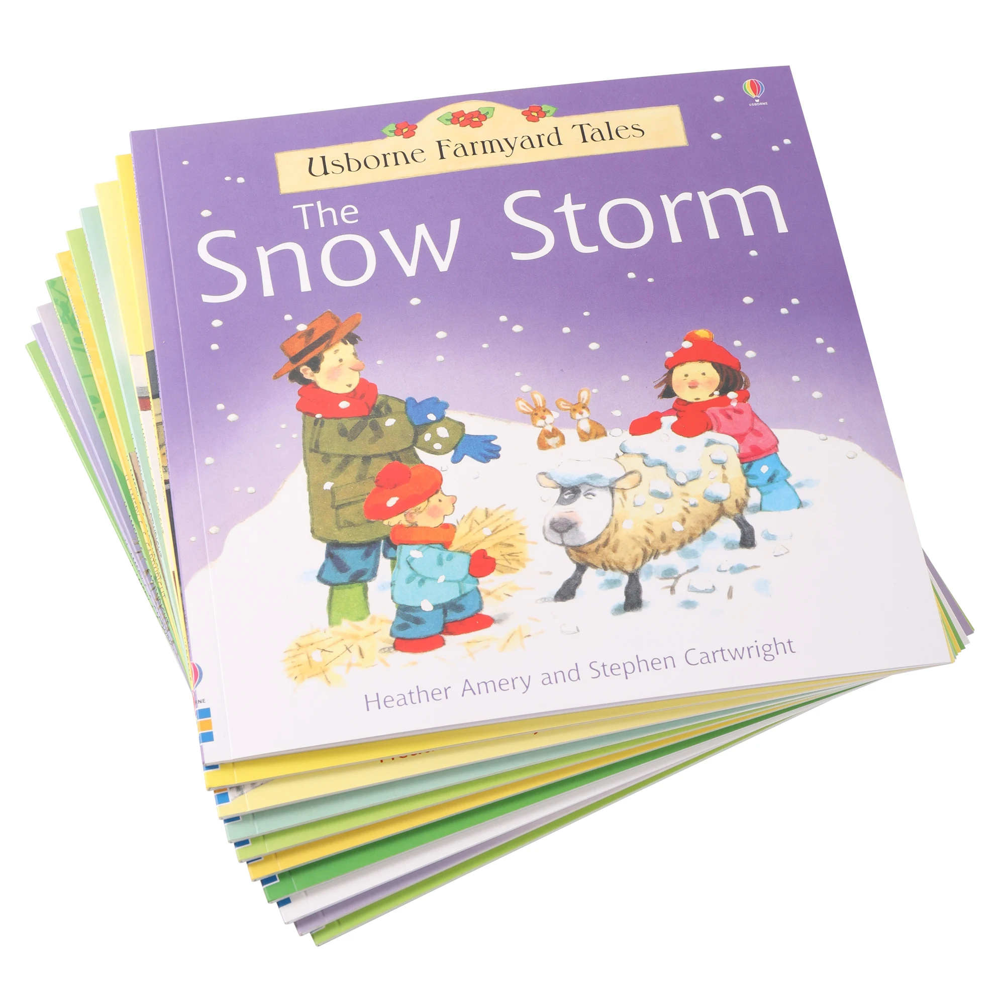 Farmyard Tales Beste Bilderbücher für Kinder, Baby, berühmte Geschichte, Farm Story, 21 x 21 cm, Bilderbuch für Kinder, 10 Bücher/Set