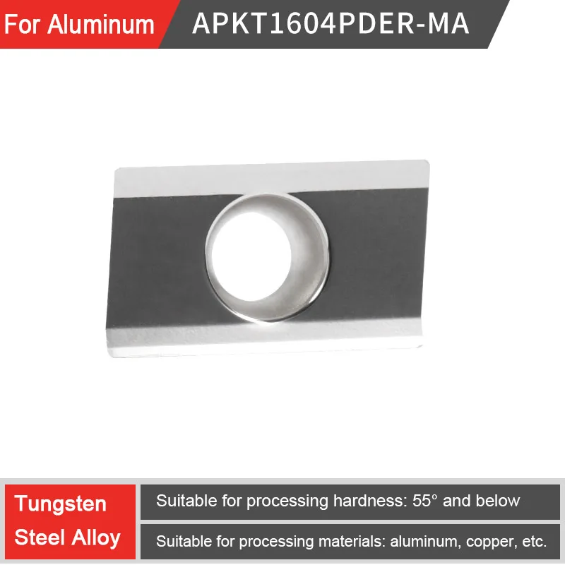 10 pz APGT1135/1604PDER-G2 SEHT1204AFFN-X83 inserto di fresatura in metallo duro CNC lama in alluminio fresa utensili HRC60