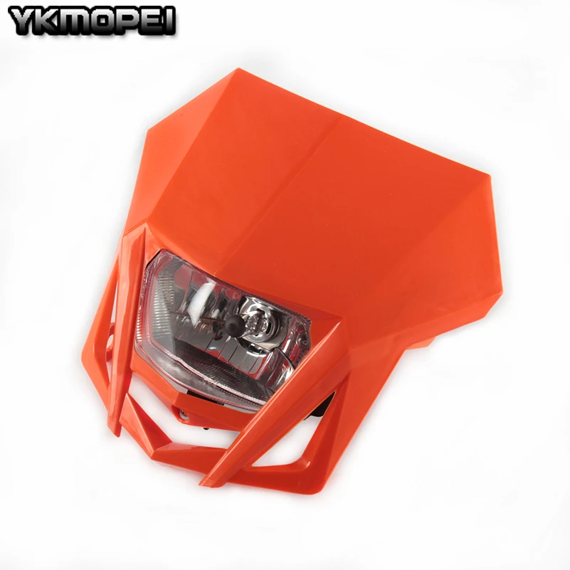 Universal Headlights Headlamp For CR YZ RM KX EXC DR Husaberg Husky Gas Gas CRF YZF WRF KXF KLX RMZ RMX DRZ Black