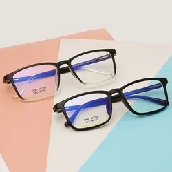 2021 New Arrival Retro Ultralight Rectangle Spectacles Plastic Frame Glasses Full Rim Anti-Blue Ray Eyewear Hot Selling Unisex