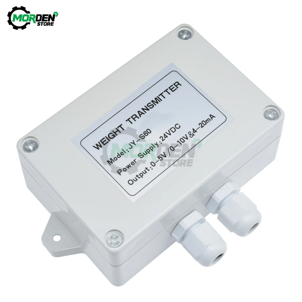 Weighing Transmitters Amplifier Weight Sensor Voltage Current Converter DC 0-5V/0-10V 4-20MA Load Cell Amplifier Gain Adjustable