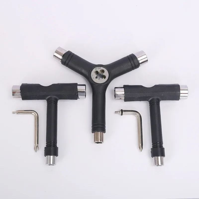 Professional Skateboard Tool T-skating Longboard Wrench Set Screwdriver Sleeve Multi-function Skateboards Adjustment Tool