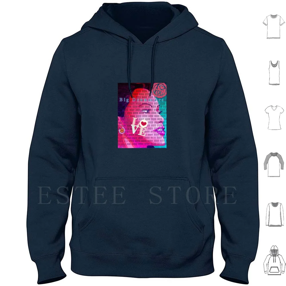 Big Dreamers Hoodies Big Dreamers Dream Colors Love Star Artistic Artist Red Womens Girls Lips