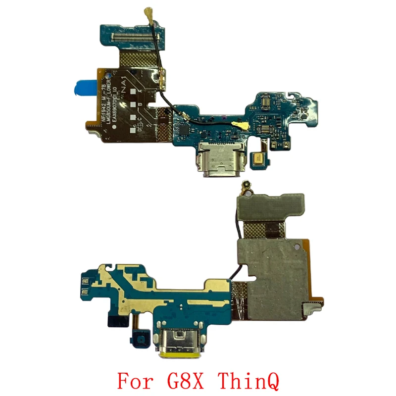 USB Charging Port Connector Board Parts Flex Cable For LG G8X V50S ThinQ Flex Cable Replacement Part