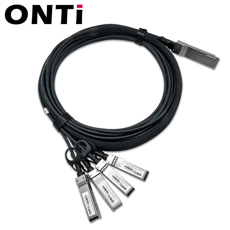 Imagem -03 - Onti Híbrido 40g Qsfp Mais a 4xsfp Mais Cabo Dac 0.5m 1m 3m 5m 7m Passivo Direto Anexar Cabo de Cobre Twinax de Alta Qualidade