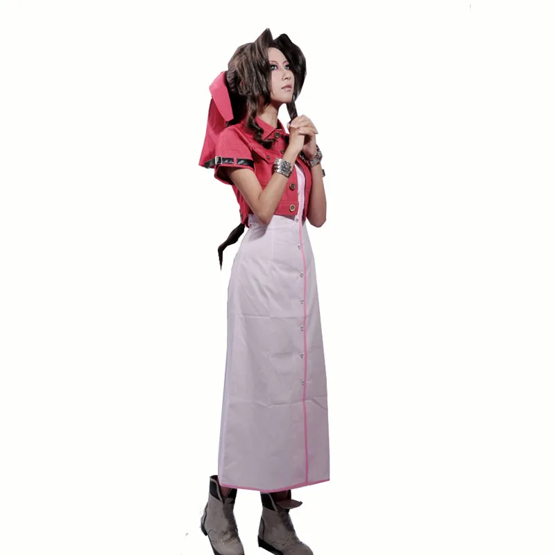 

Костюм для косплея Aerith gainsпри, маскарадный костюм, юбка, костюмы на Хэллоуин для женщин, карнавал для взрослых, 110