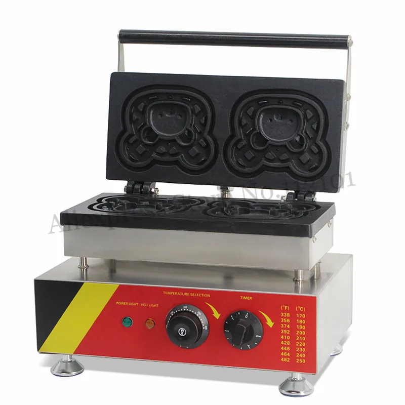 لطيف الدب آلة الهراء تصميم فريد الكرتون الدب الهراء بيكر آلة كهربائية الهراء صانع مع 2 قطعة الدب الهراء