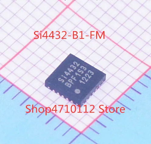 Free Shipping NEW 10PCS/LOT Si4432-B1-FM Si4432-B1 Si4432 QFN20 IC