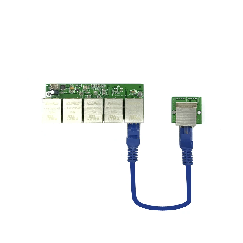 Module de commutation Ethernet industriel 5 Ports 10/100M non géré, carte PCBA OEM à détection automatique, carte mère OEM