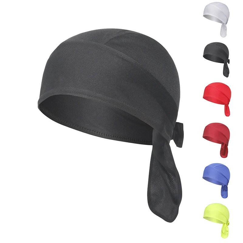 Outdoor Cycling Pirate Hat Quick-drying Sports Turban Absorbent Sweat-wicking Breathable Sunscreen Hood Pirate Turban FishingCap