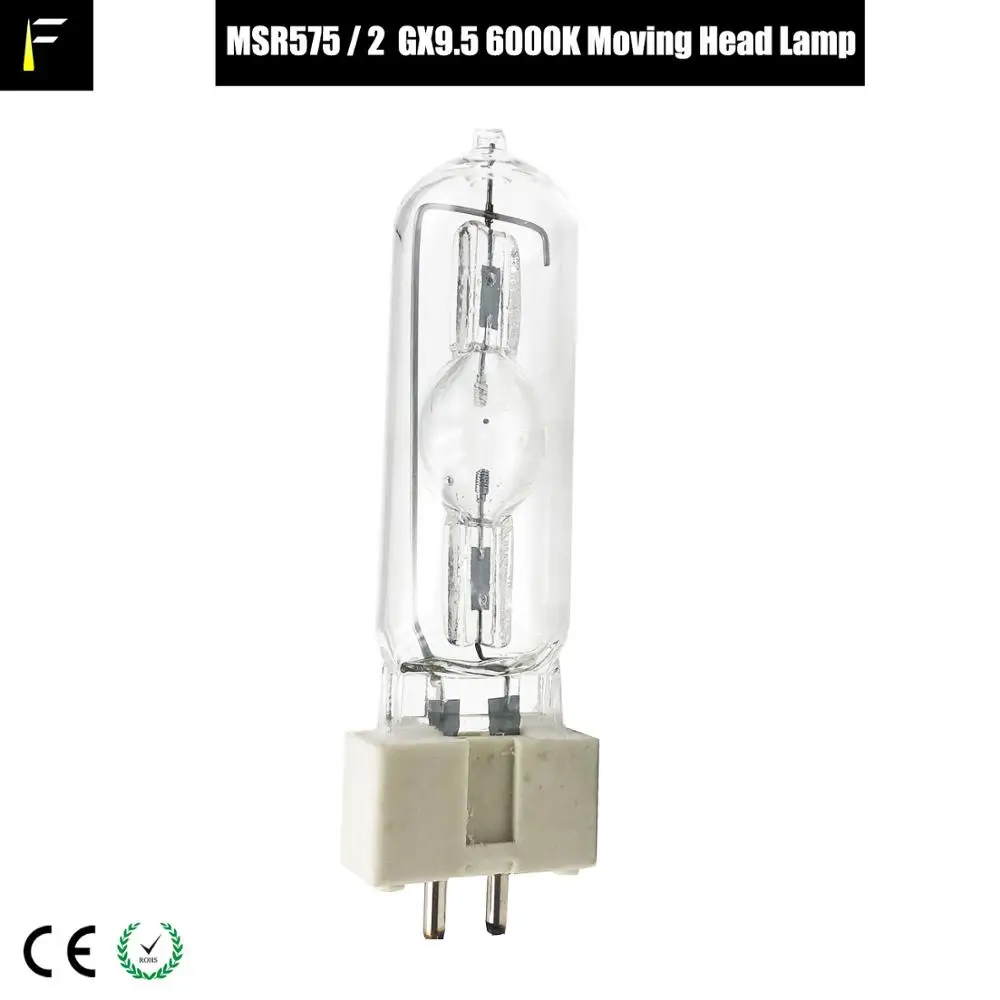 MSD MSR 575/2 10H 7H 575W DJ Stage Moving Head Light Bulb GX9.5 Pin Foot MSD575 Auto Show Studio Special Purpose Lamp