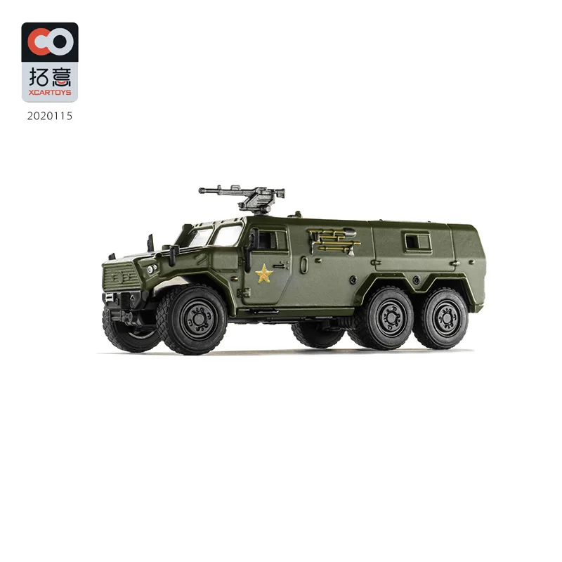 Xcartoys 1:64 Df Warrior III Multi-Purpose Armored Vehicle Green NO.115 Simulation Model Car