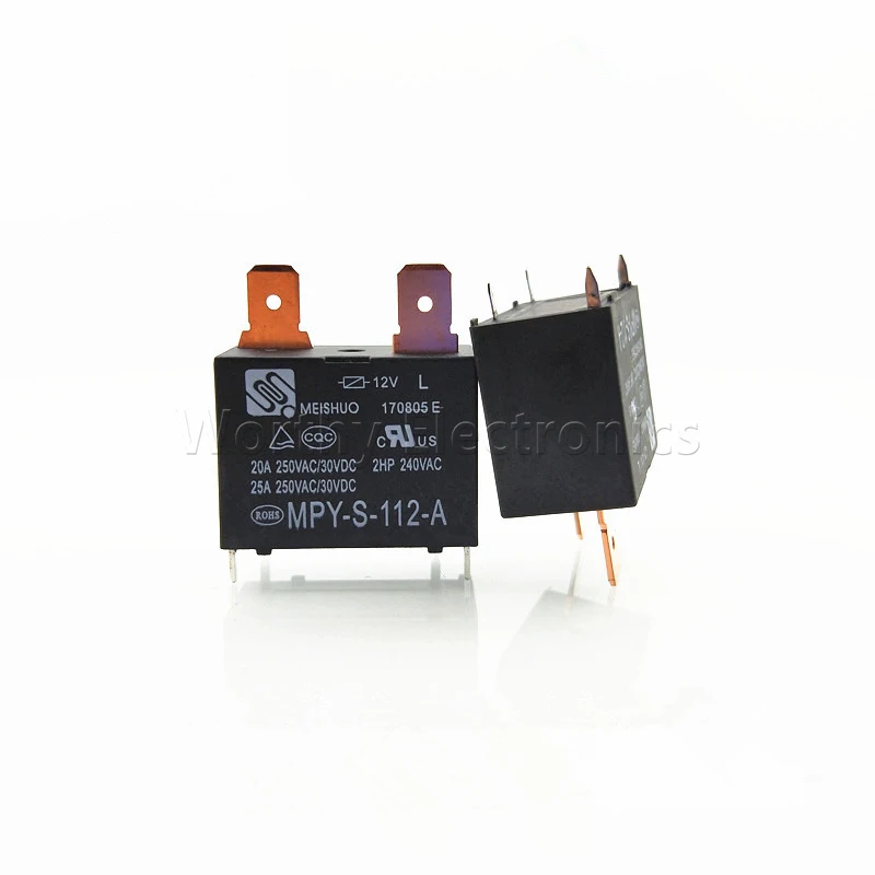 

Free shipping 10pcs/lot MPY-S-112-A 12V 4PIN 25A relay