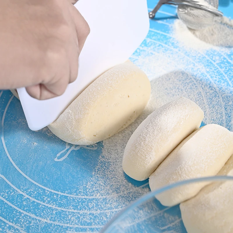 Coupe-poids en plastique, pâte à biscuits Fondant pain Pizza outils spatule pour gâteau beurre grattoir pâtisserie et boulangerie ustensiles de