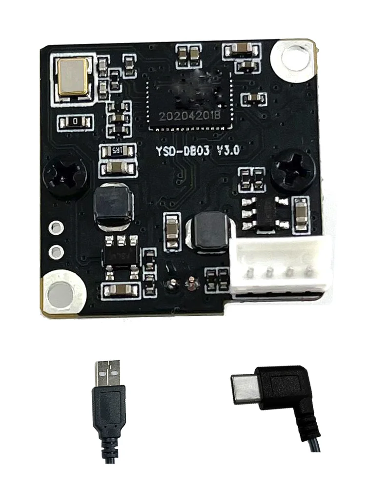 Módulo de cámara UVC Full HD de distorsión cero, PCB en miniatura, 22,6x22,6mm, con micrófono, USB, placa PCBA para PC Android