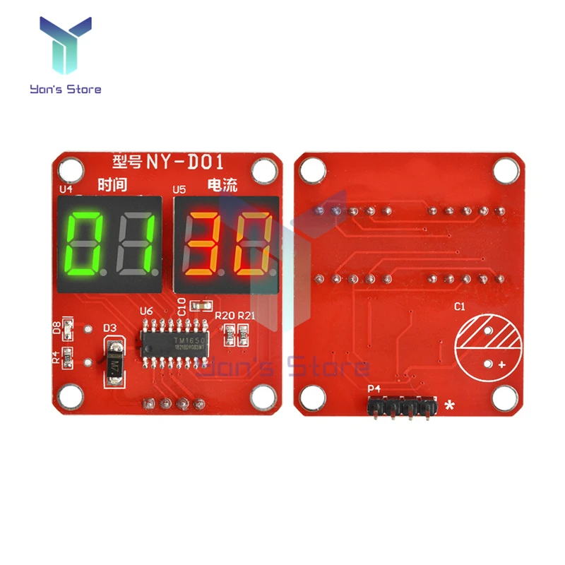 NY D01 Spot Welding Machine Control Board 40A 100A Spot Welding time And Current Controller AC 110V 220V to 9V Transformer Board