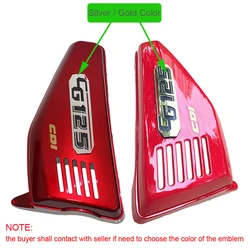 Motorcycle Plastic Body Covers of Battery Tool for Honda Lifan Dayang Loncin CG125/150 CDI125 ZJ125 LX125 Right Left Side Panels